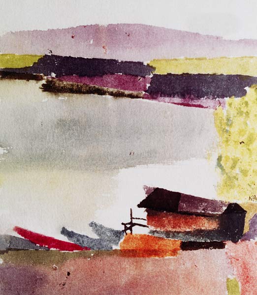 Kleiner Hafen, 1914. van Paul Klee