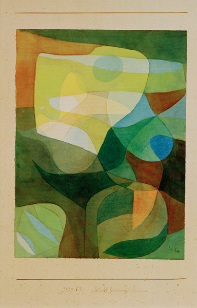 Lichtbreitung I, 1929, 242 (Y 2). van Paul Klee