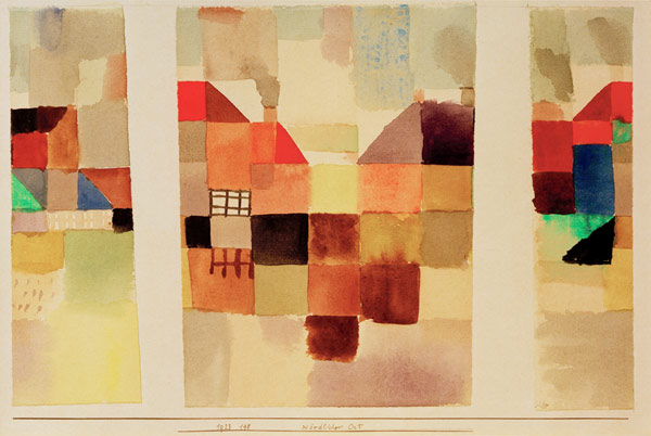 Noerdlicher Ort, 1923, 140. van Paul Klee