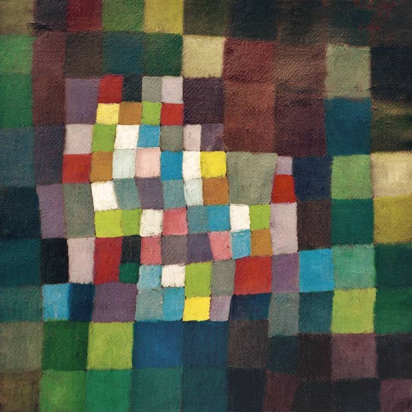 Abstract mit Bezug auf einen van Paul Klee