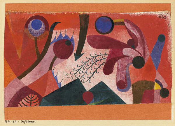 Poisonous Berries van Paul Klee