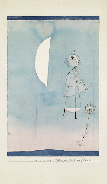 Plants in the Moonlight van Paul Klee