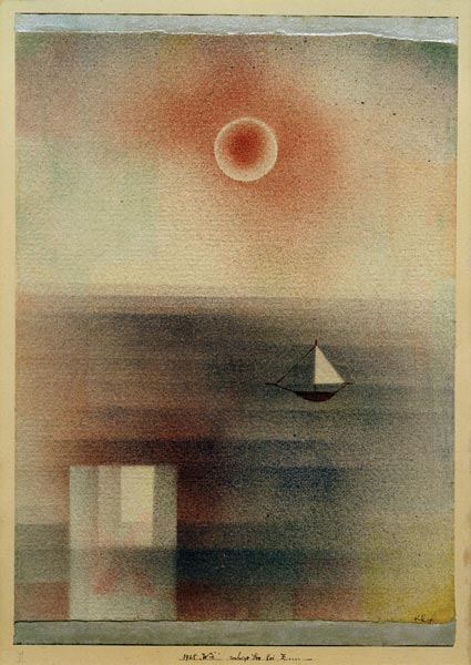 Ruhige See bei Z..., 1925.221 (Wj) van Paul Klee