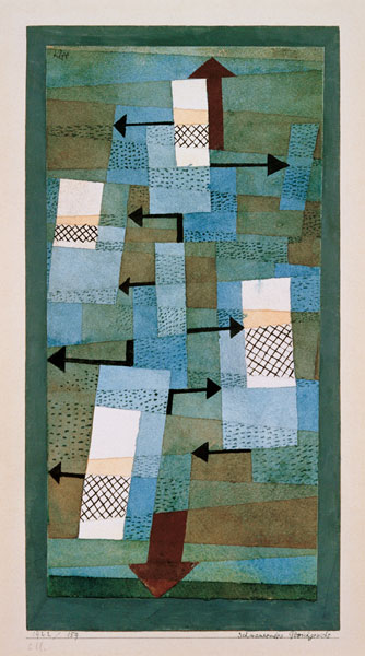 Schwankendes Gleichgewicht, 1922, 159. van Paul Klee