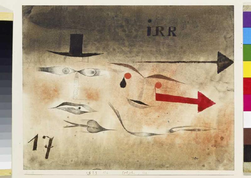 Siebzehn, irr van Paul Klee