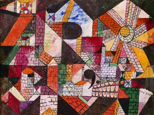 Stadt R, 1919/205. van Paul Klee