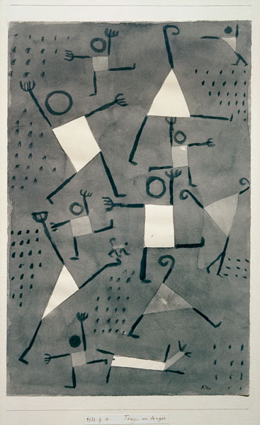 Taenze vor Angst, 1938,90. van Paul Klee