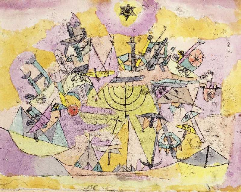Unstern der Schiffe van Paul Klee