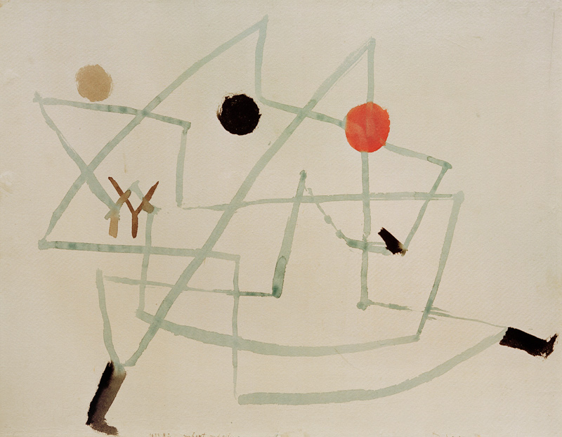 verhext und eilig, van Paul Klee