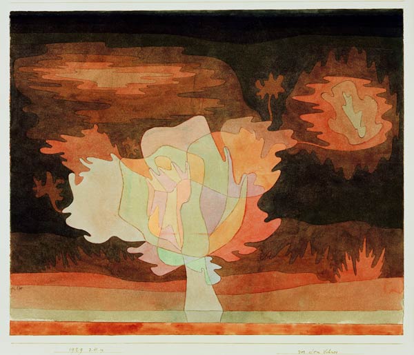Vor dem Schnee, 1929, 319 (3 H 19). van Paul Klee