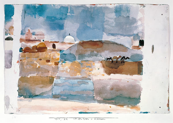 Vor den Toren von Kairouan van Paul Klee
