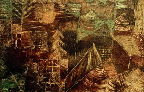 Wald-Einsiedelei, 1921, 225. van Paul Klee