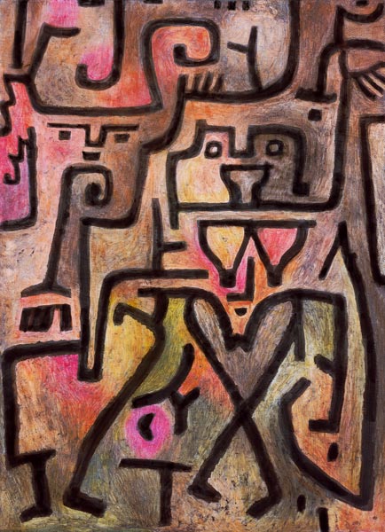 Waldhexen van Paul Klee