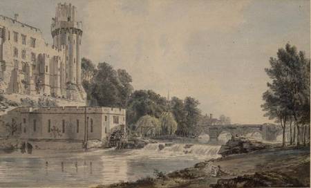 Caesar's Tower, Warwick Castle van Paul Sandby
