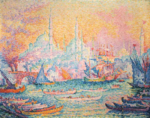 Istanbul, 1907 (oil on canvas) van Paul Signac