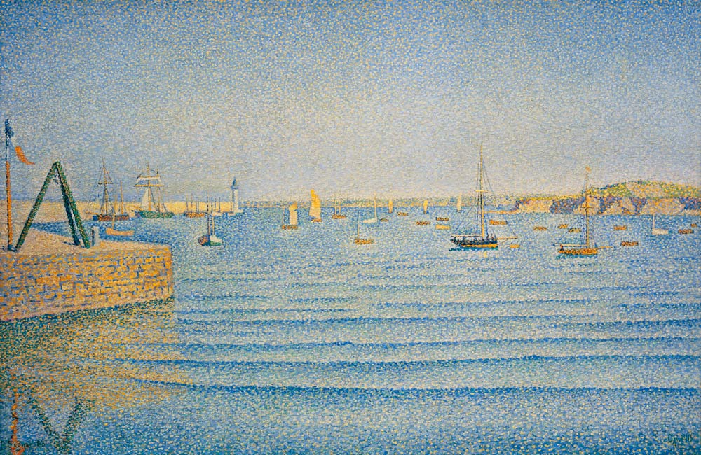 The Harbour at Portrieux van Paul Signac