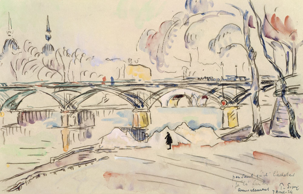 The Pont des Arts van Paul Signac