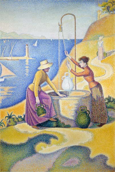 P.Signac, Frauen am Brunnen van Paul Signac