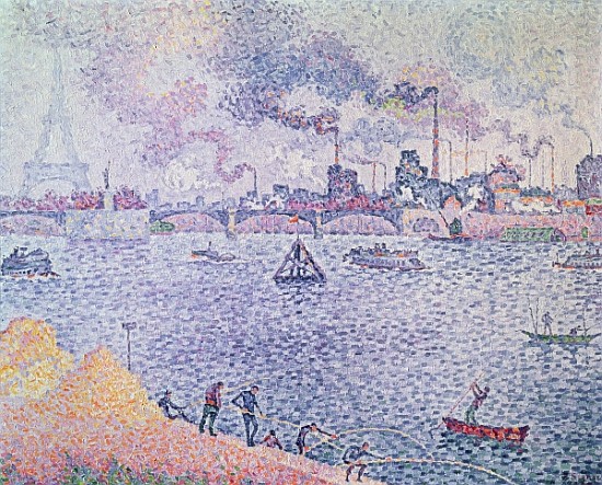 The Seine, Grenelle van Paul Signac