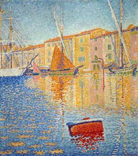 The Red Buoy, Saint Tropez, 1895 (oil on canvas)