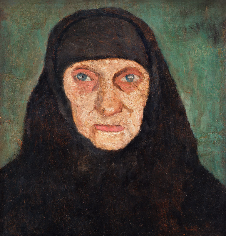 Head of Old Woman van Paula Modersohn-Becker