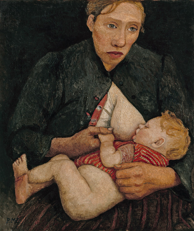 Suckling Mother van Paula Modersohn-Becker