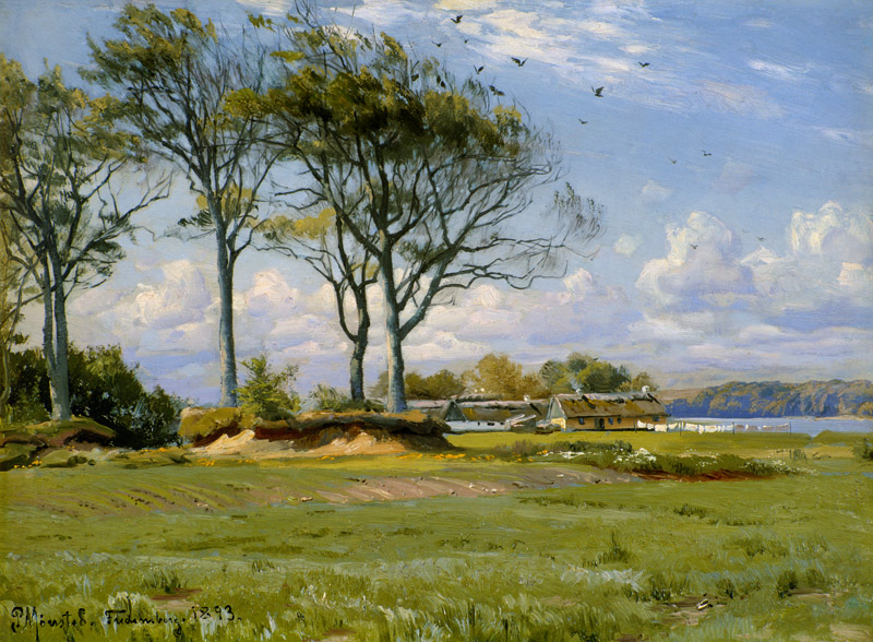Spring Landscape van Peder Moensted