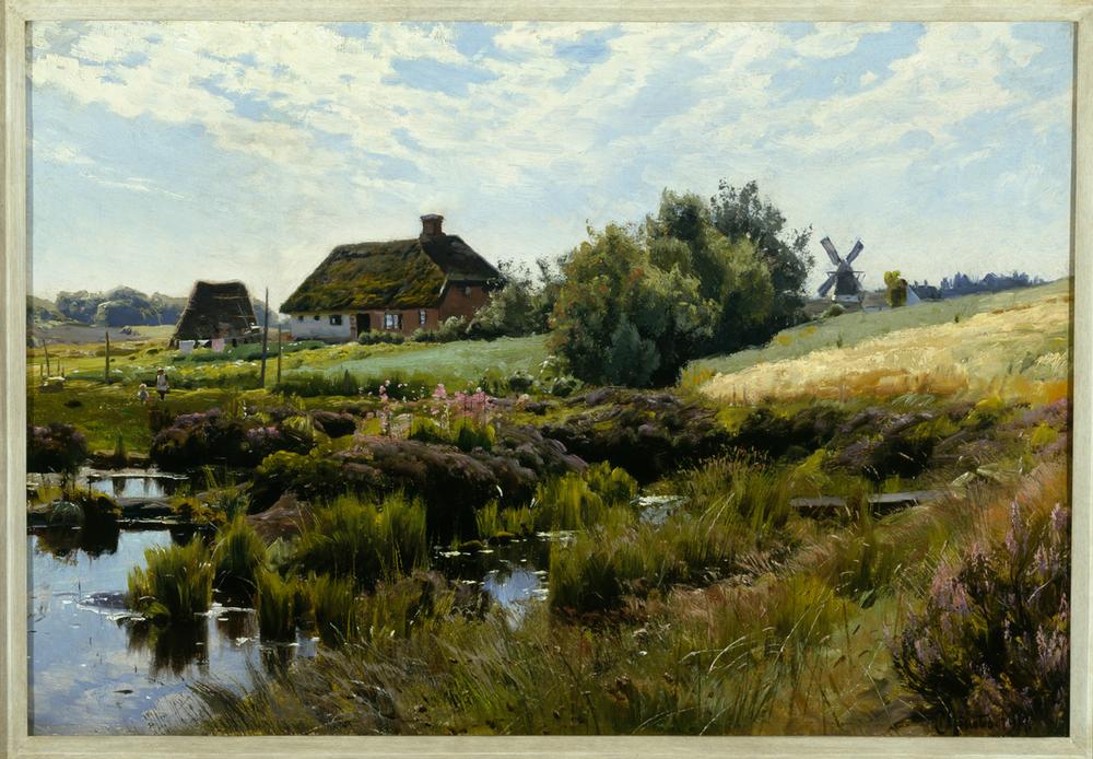 Summer's Day in the Countryside van Peder Moensted