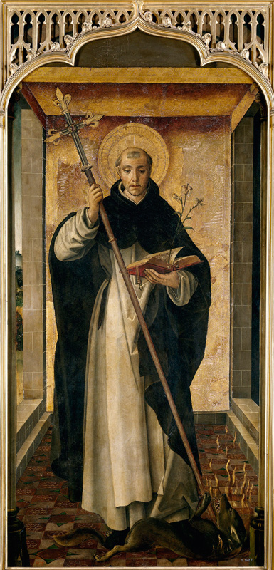 Saint Dominic van Pedro Berruguete