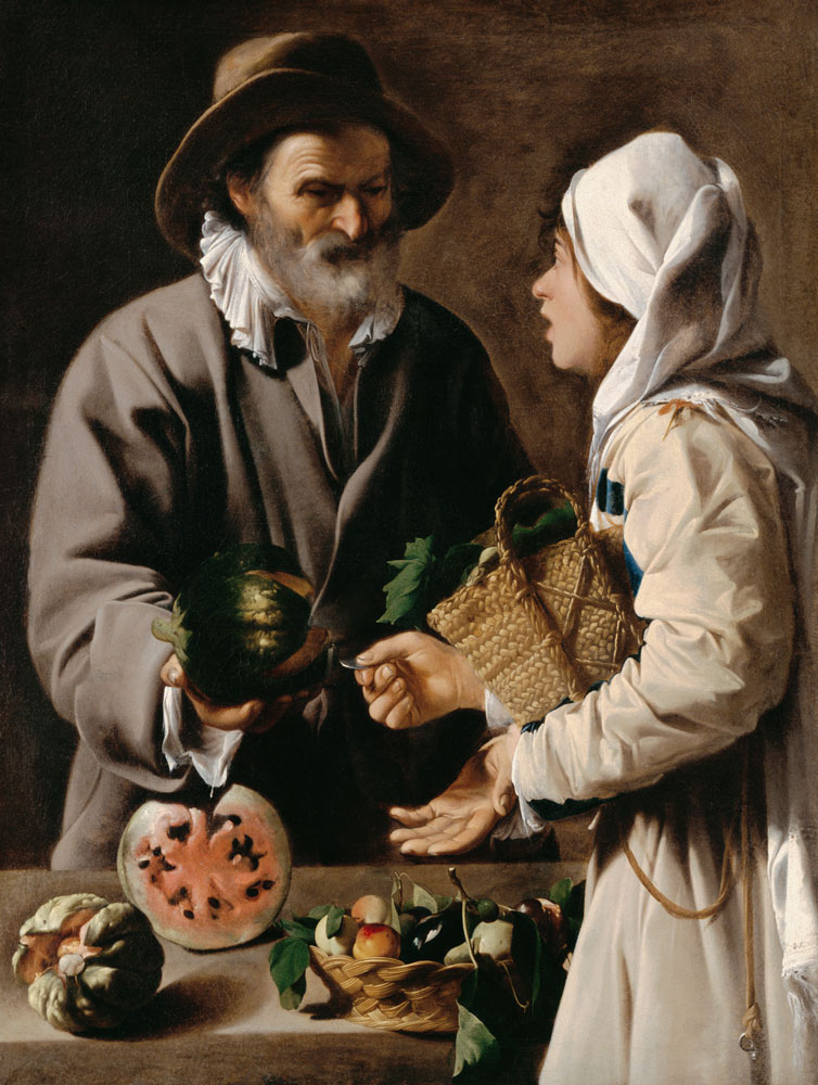 The Fruit Vendor van Pensionante de Saraceni