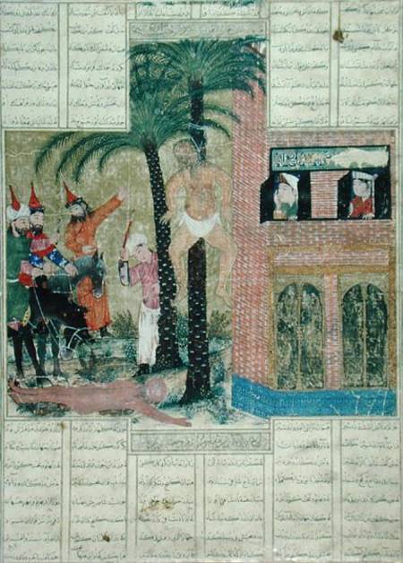  Page from the 'Demotte' manuscript of the 'Shahnama' (Book of Kings) van Persian School