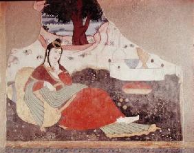 Woman in the Garden of Shah Abbas I (1588-1629)