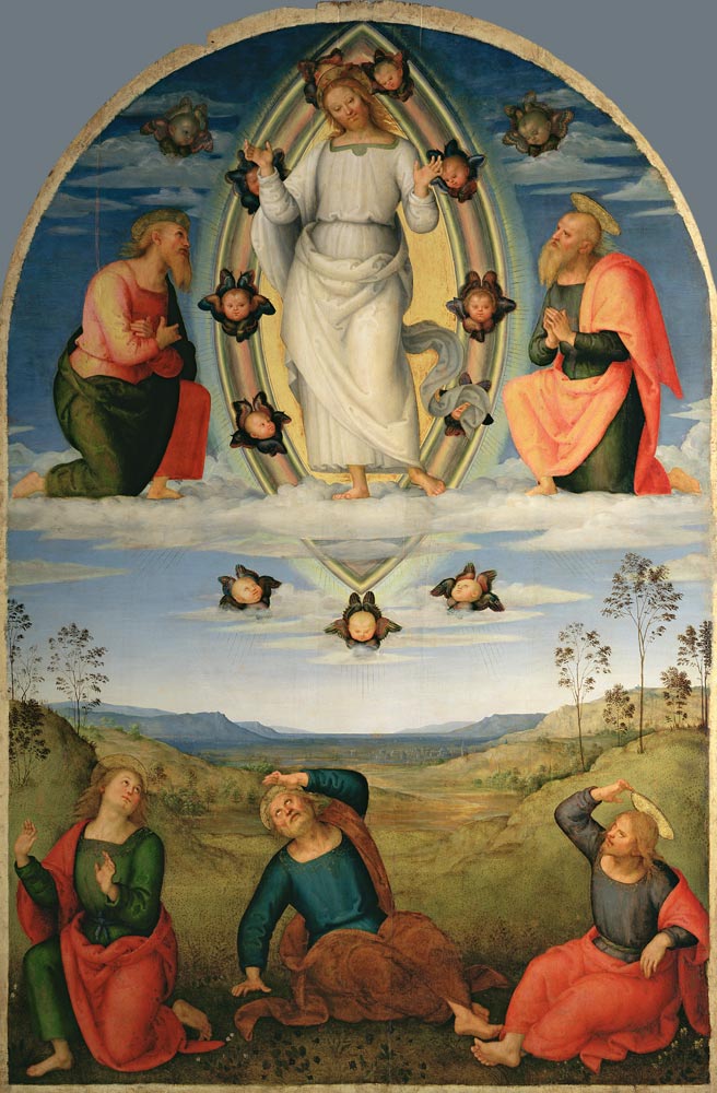 Perugino / Transfiguration / 1517 van Perugino (eigentl. Pierto di Cristoforo Vanucci)