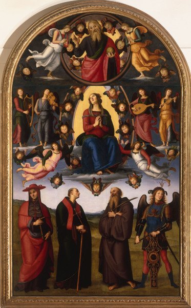 Assumption of Virgin Mary / Perugino van Perugino (eigentl. Pierto di Cristoforo Vanucci)