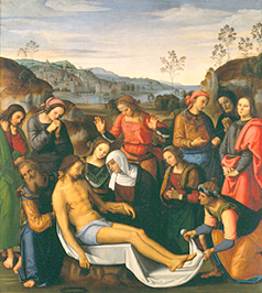 Die Beweingung Christi. van Perugino (eigentl. Pierto di Cristoforo Vanucci)