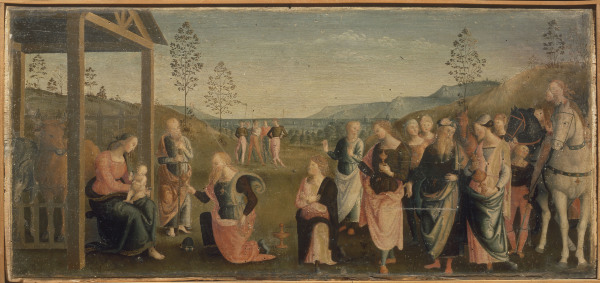 Perugino / Adoration of the Kings / Ptg. van Perugino (eigentl. Pierto di Cristoforo Vanucci)