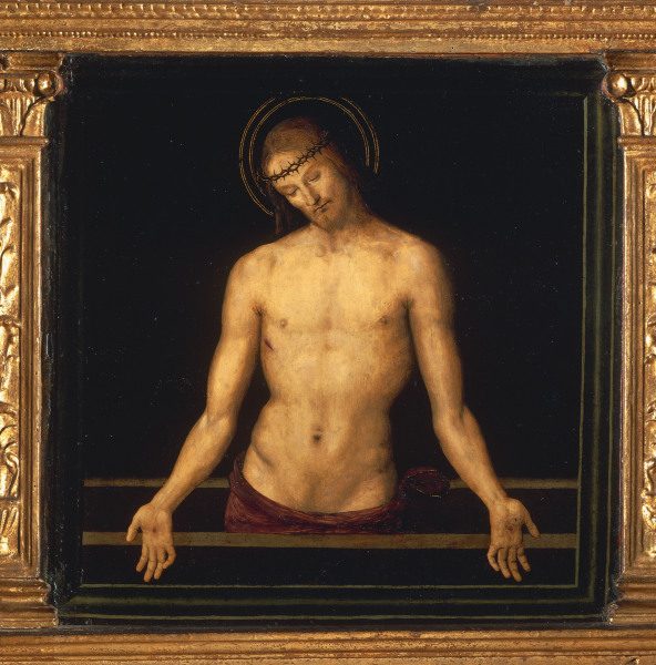 Pietro Perugino / Christ in the Tomb van Perugino (eigentl. Pierto di Cristoforo Vanucci)