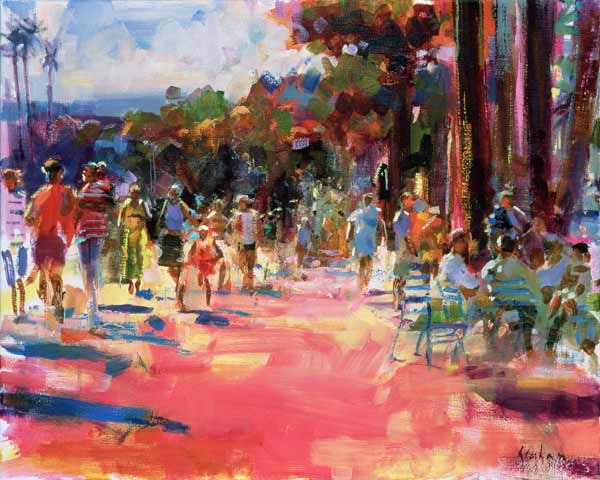 All Summer in a Day (oil on canvas)  van Peter  Graham