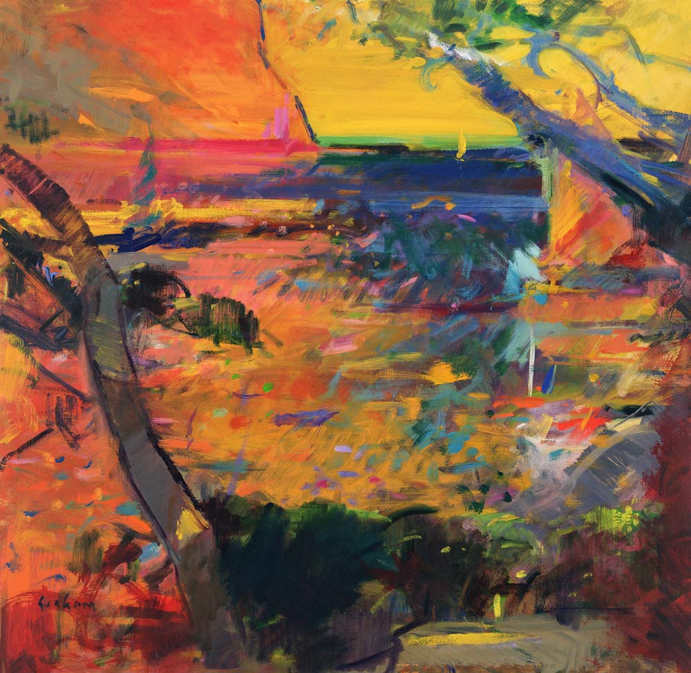 Cap Canaille Sunset (oil on canvas)  van Peter  Graham