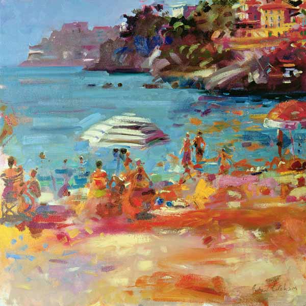 Monaco Coast, 2000 (oil on canvas)  van Peter  Graham