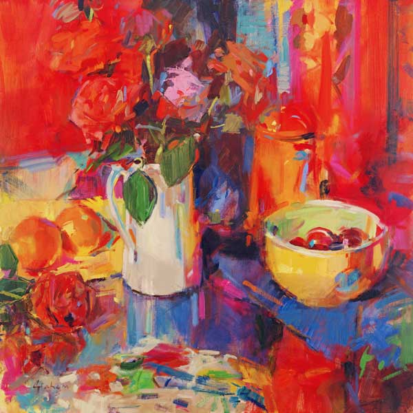 Candy Roses (oil on canvas)  van Peter  Graham