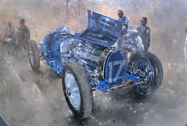 Type 59 Grand Prix Bugatti, 1997 (oil on canvas)  van Peter  Miller