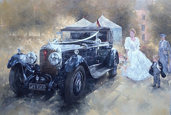 Bentley and Bride van Peter  Miller