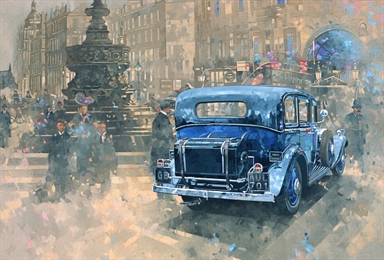 Phantom in Piccadilly (detail) van Peter  Miller