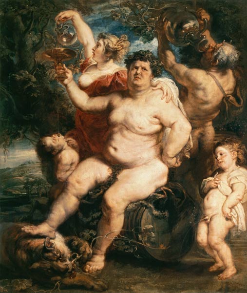 Bacchus van Peter Paul Rubens Peter Paul Rubens