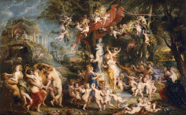 Het feest van Venus -  peter paul rubens van Peter Paul Rubens Peter Paul Rubens