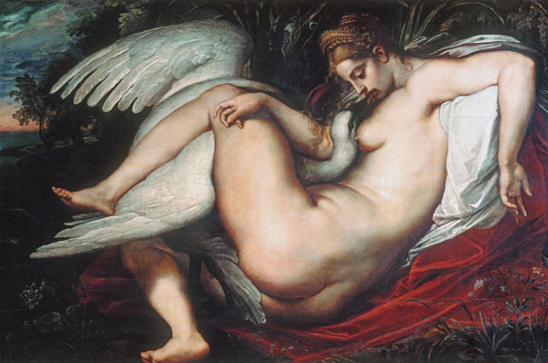 Leda met de zwaan  van Peter Paul Rubens Peter Paul Rubens