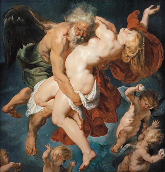 Boreas ontvoert Oreithyia  van Peter Paul Rubens Peter Paul Rubens
