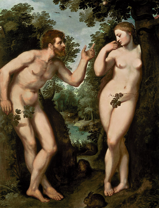 Adam en Eva van Peter Paul Rubens Peter Paul Rubens