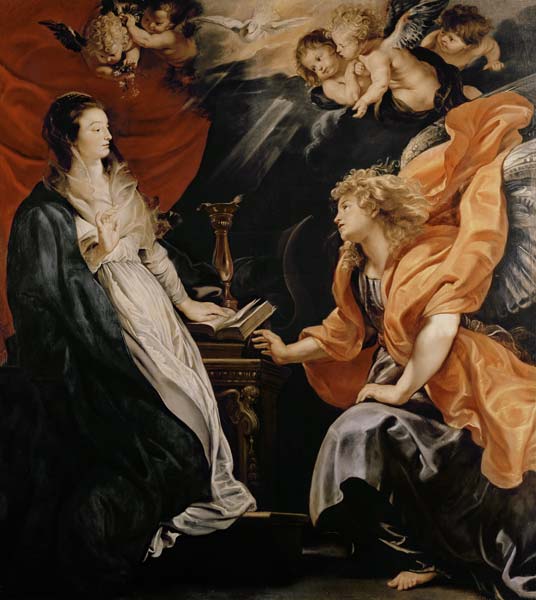 Annunciation van Peter Paul Rubens Peter Paul Rubens